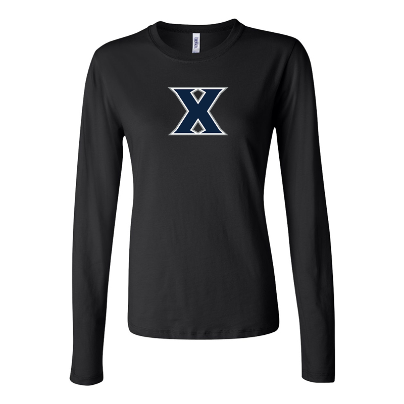 BELLA CANVAS Women’s Xavier Musketeers Jersey Long Sleeve Tee